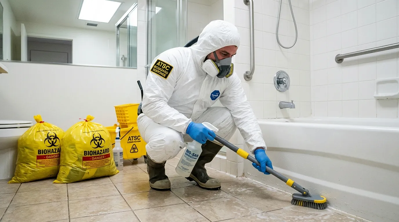 Decontamination equipment deployed for Blood Cleanup in Mahtomedi